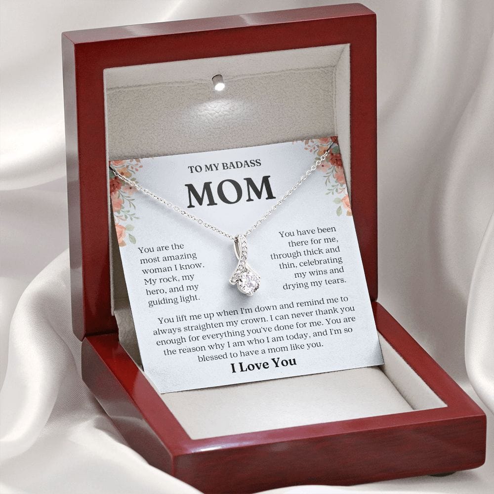 Badass Mom- Most Amazing Woman- Forever Love Necklace