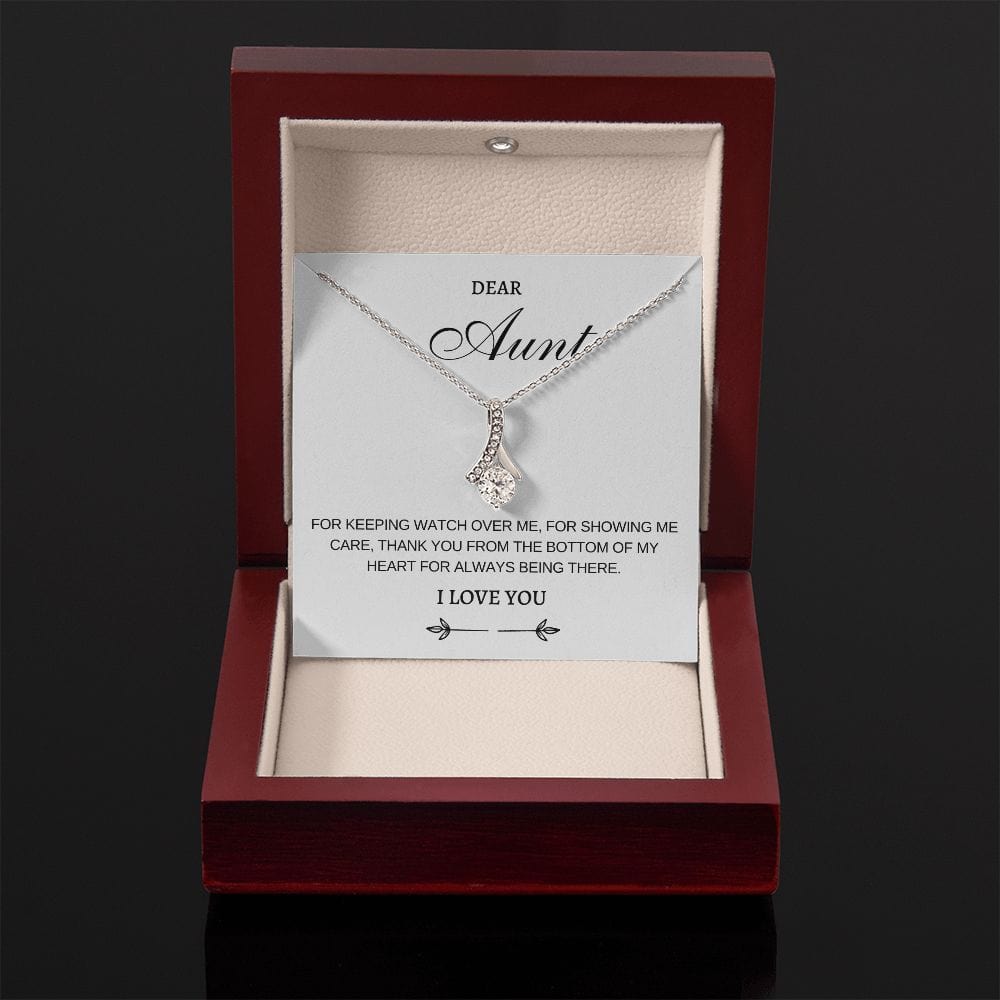 Aunt Gifts- Watching over me- Alluring Beauty Necklace, Aunt Gift for Mother's day