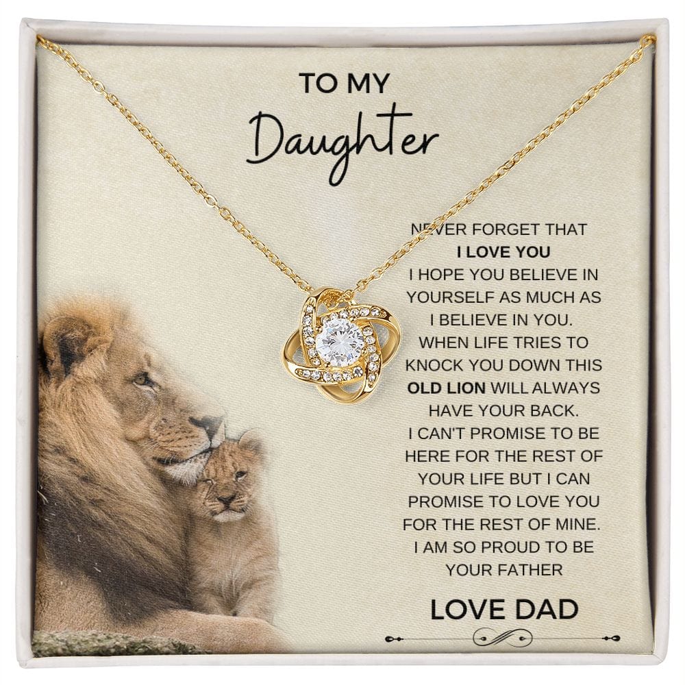 Old Lion Dad To Daughter Gift