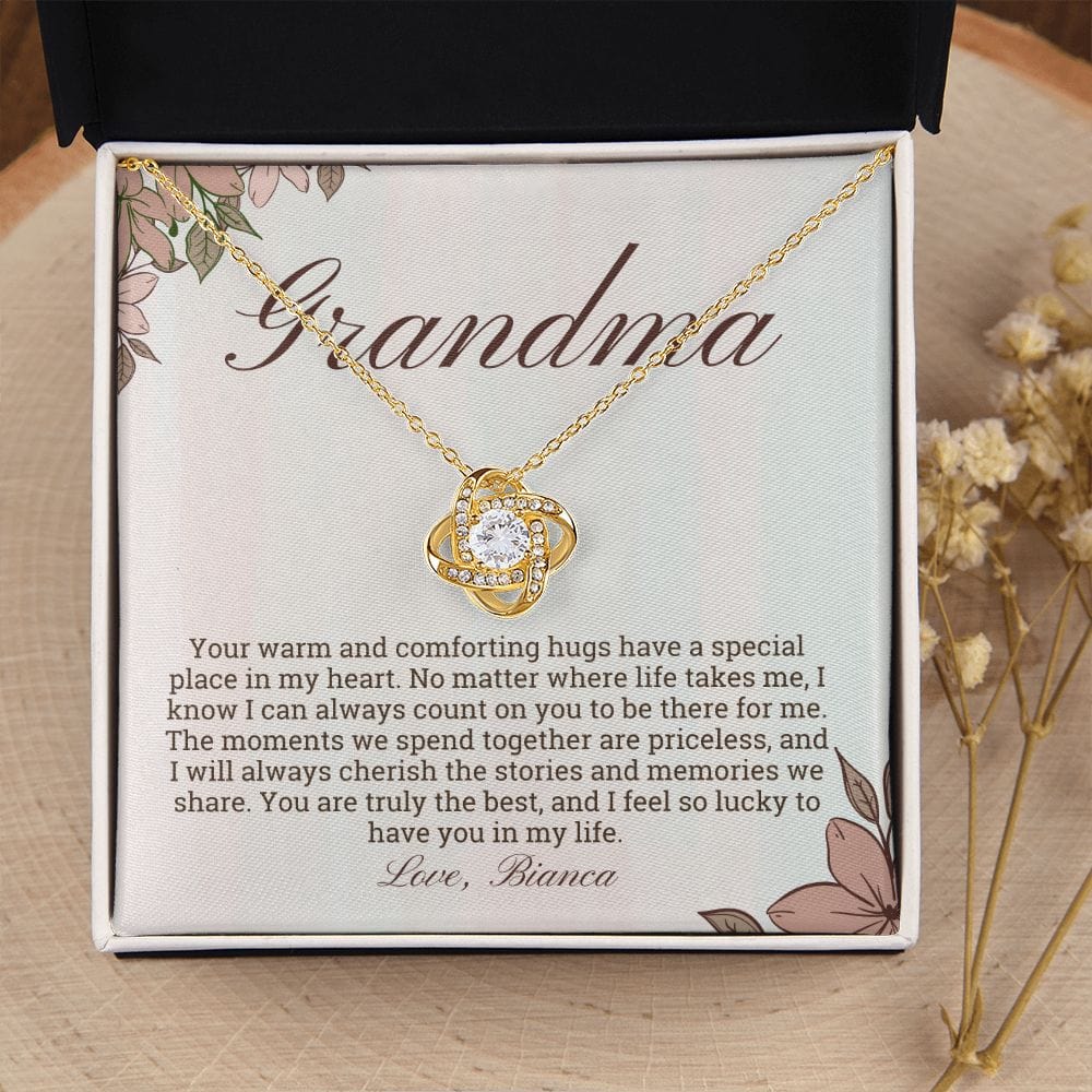 Grandma Gifts Personalized Necklace, Nana Necklace, Gigi Gifts from Granddaughter, Grandson