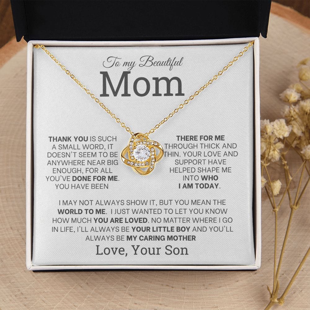 Personalized gifts for mom from son, Mom Necklace, To Mom from Daughter