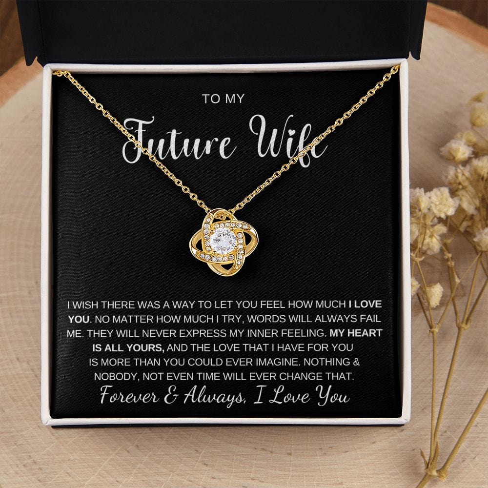 Future Wife Loveknot Necklace -My Heart is yours