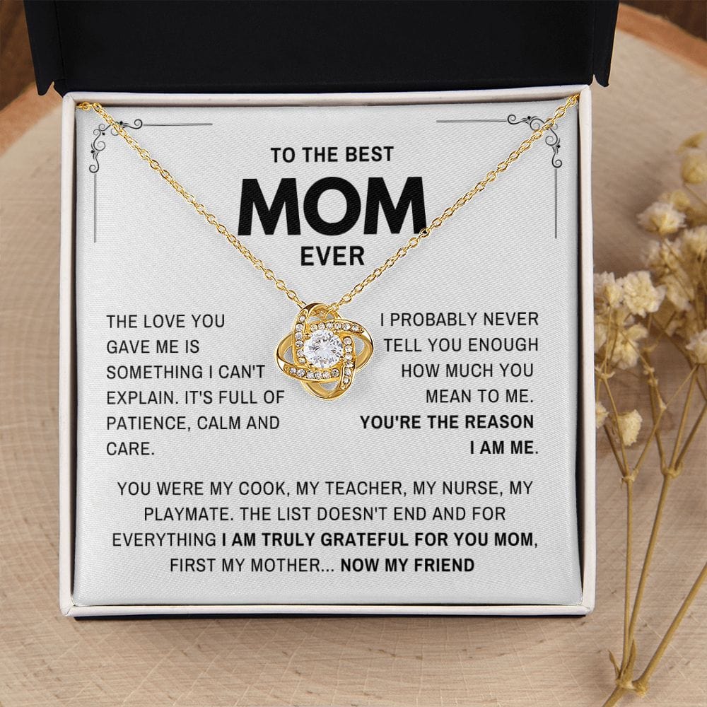Best Mom Ever-My Friend- Jewelry Gift