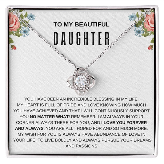 Incredible Blessing Daughter Necklace