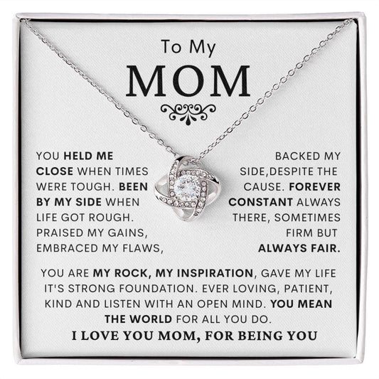 Mothers day gift for Mom- Loveknot Necklace