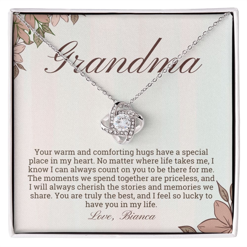 Grandma Gifts Personalized Necklace, Nana Necklace, Gigi Gifts from Granddaughter, Grandson