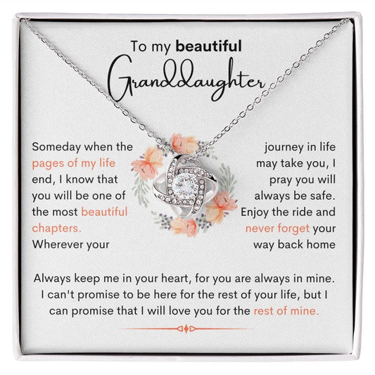 GrandDaughter Love Knot Necklace