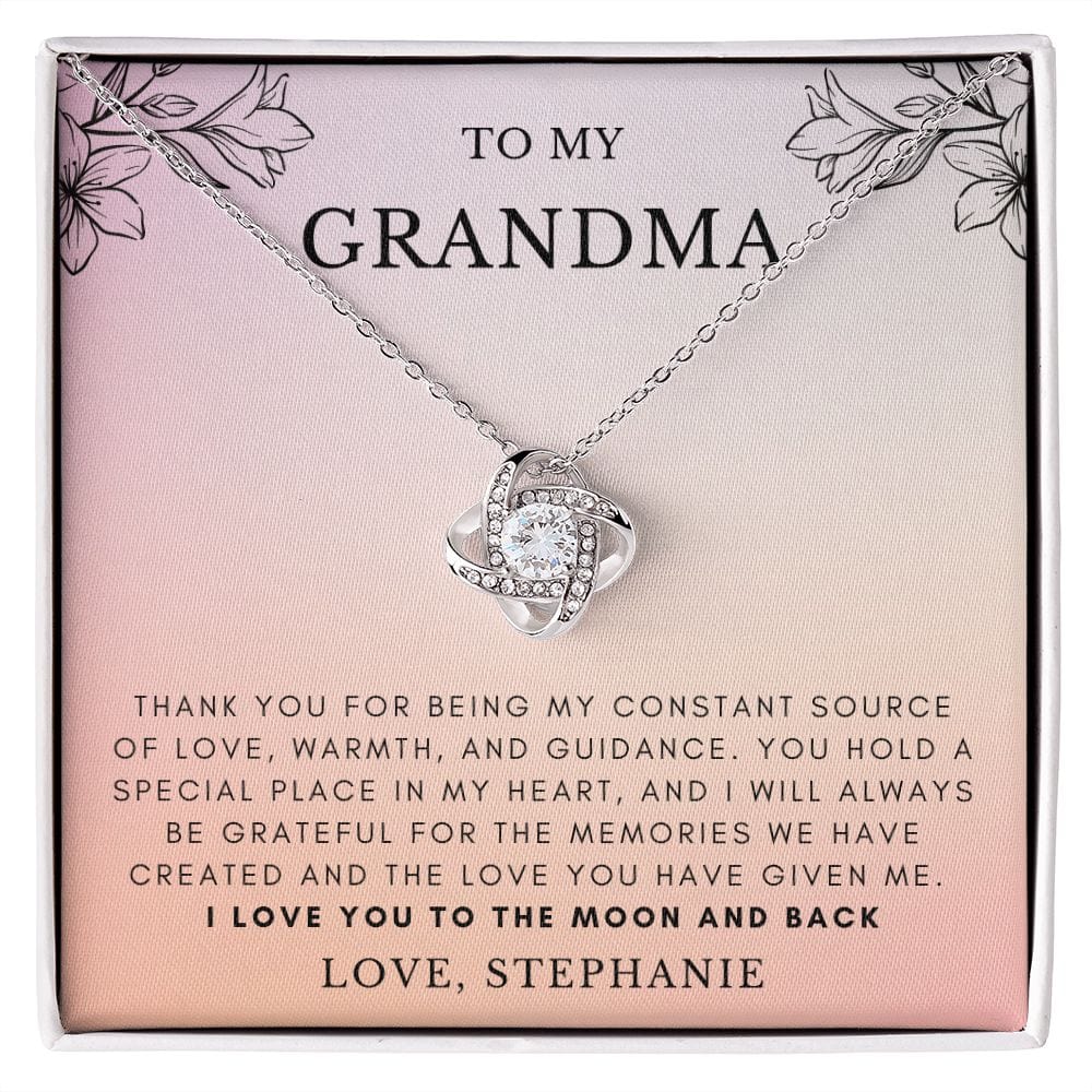 Grandma Gifts Personalized Necklace, Nana Necklace, Gigi Gifts from Granddaughter, Grandson