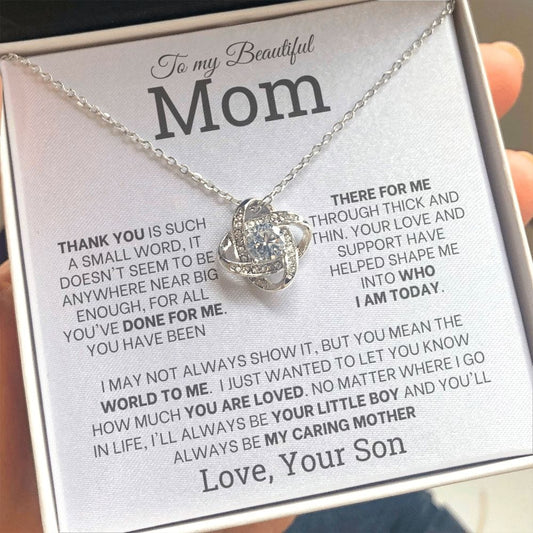 Personalized gifts for mom from son, Mom Necklace, To Mom from Daughter