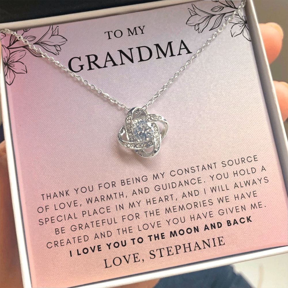 Grandma Gifts Personalized Necklace, Nana Necklace, Gigi Gifts from Granddaughter, Grandson