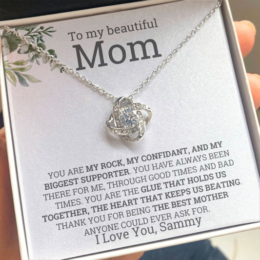 Personalized Gifts for Mom Birthday, Christmas Necklace, Personal Gifts for mom