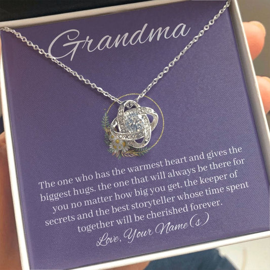 Grandma Gifts Personalized Necklace, Nana Necklace, Gigi Gifts from Granddaughter, Grandson