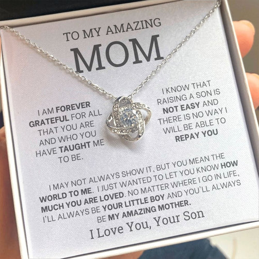 Personalized gifts for mom from son,Mom Necklace, To mom from daughter