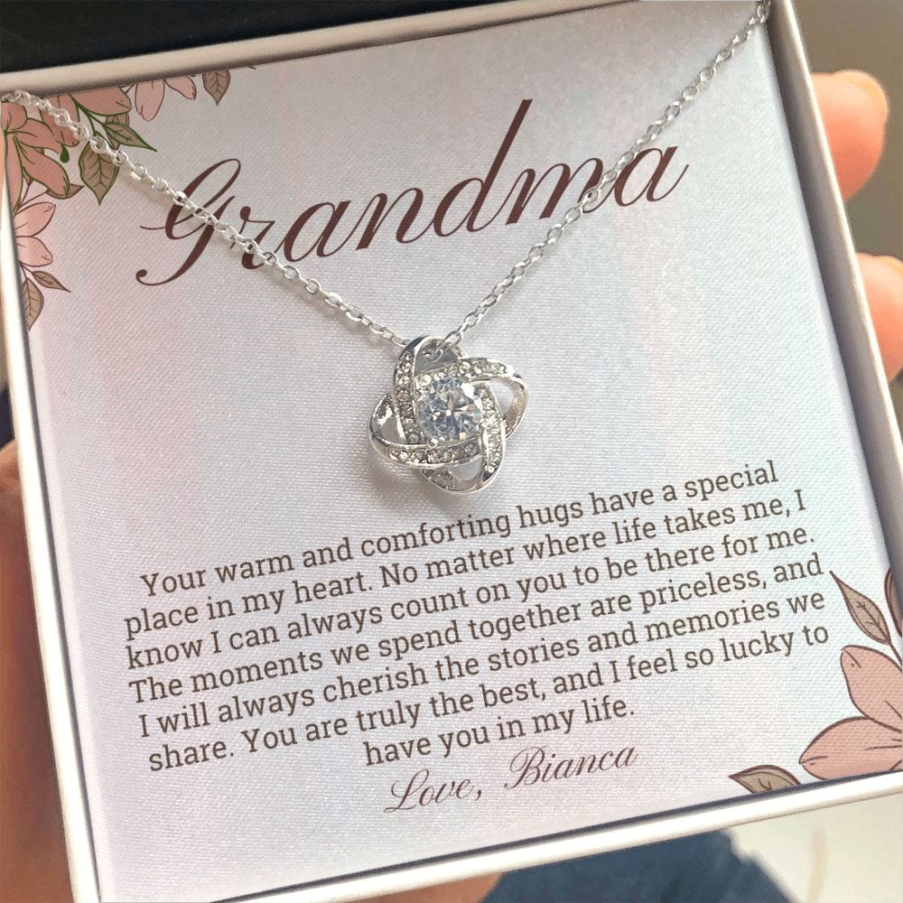 Grandma Gifts Personalized Necklace, Nana Necklace, Gigi Gifts from Granddaughter, Grandson