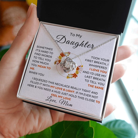 Love & Light Daughter Love Knot Necklace