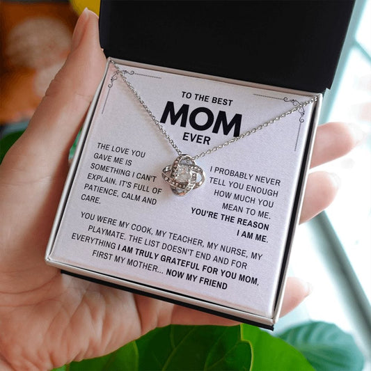 Best Mom Ever-My Friend- Jewelry Gift