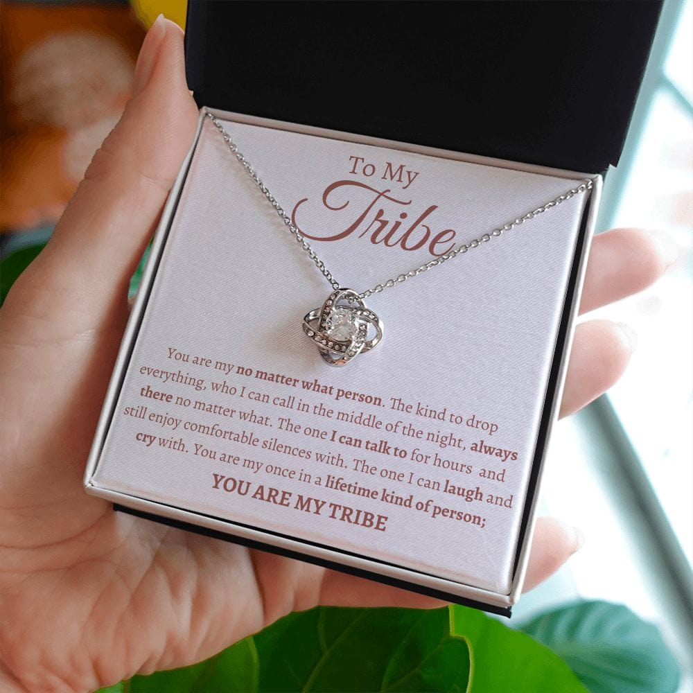 Tribe Soul sister Loveknot Friendship necklace