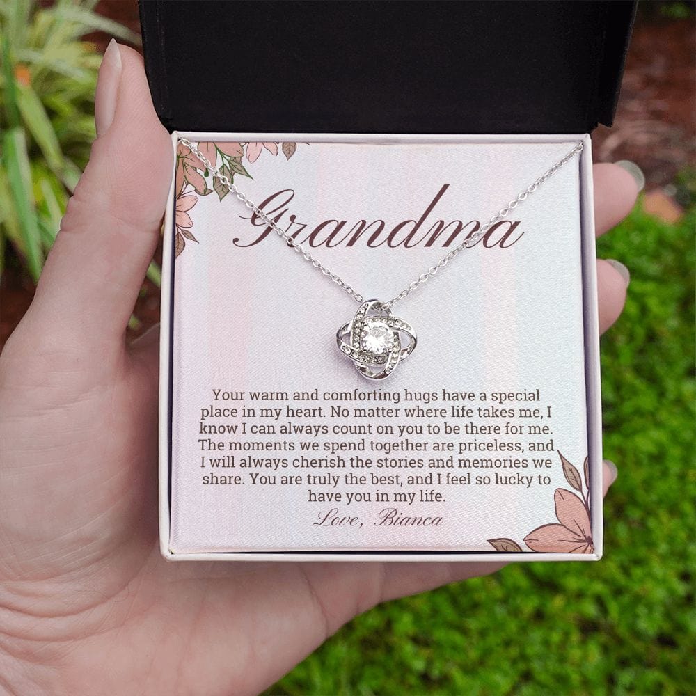 Grandma Gifts Personalized Necklace, Nana Necklace, Gigi Gifts from Granddaughter, Grandson
