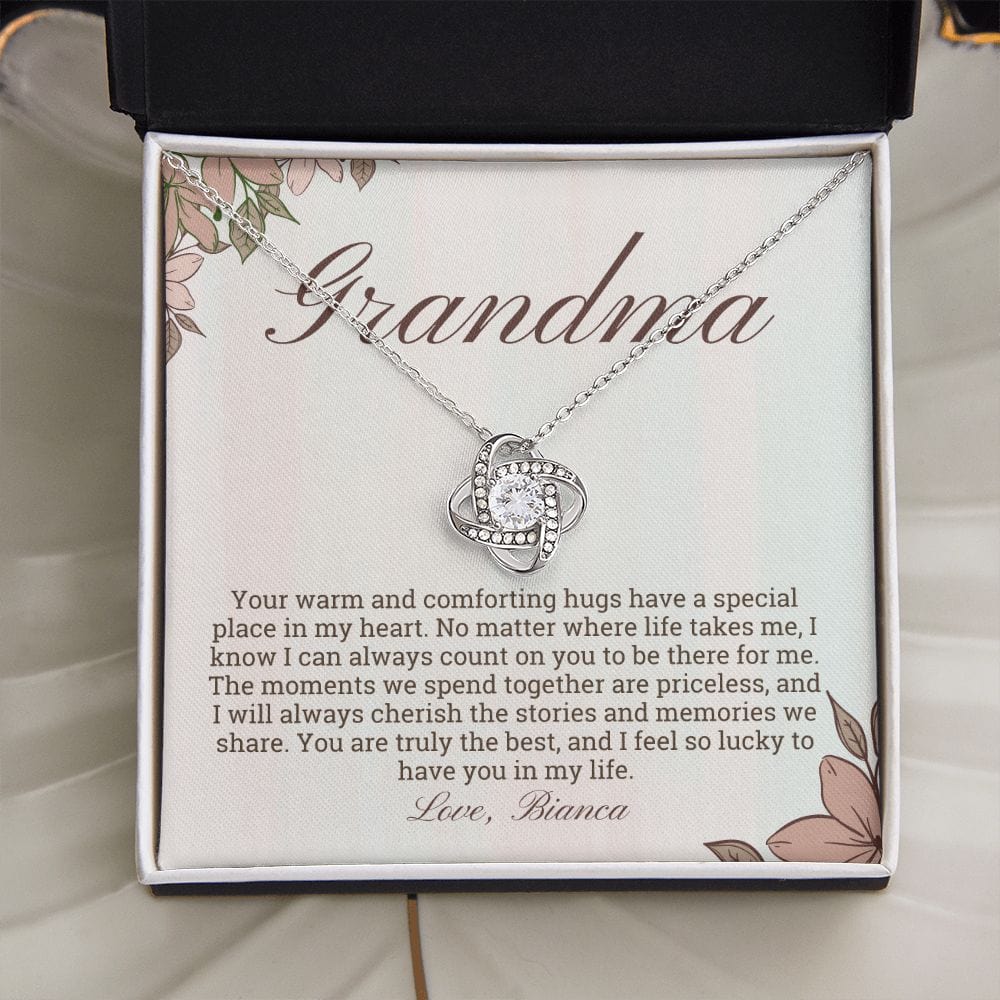 Grandma Gifts Personalized Necklace, Nana Necklace, Gigi Gifts from Granddaughter, Grandson