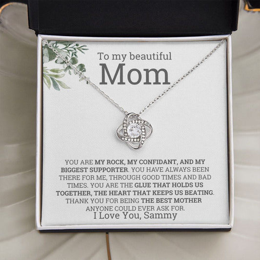 Personalized Gifts for Mom Birthday, Christmas Necklace, Personal Gifts for mom