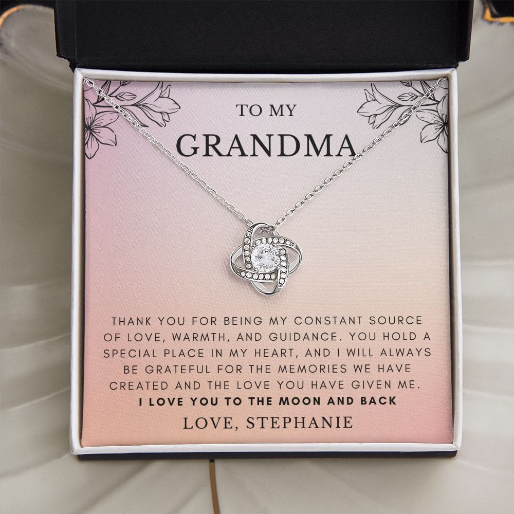 Grandma Gifts Personalized Necklace, Nana Necklace, Gigi Gifts from Granddaughter, Grandson