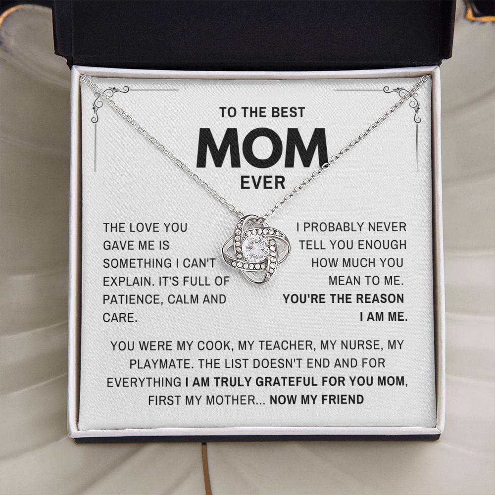 Best Mom Ever-My Friend- Jewelry Gift
