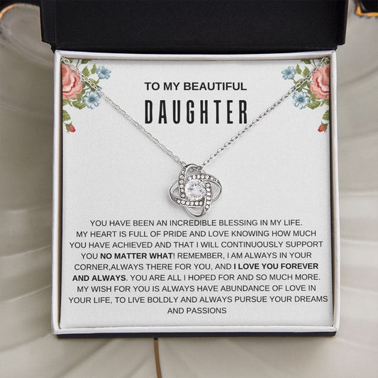 Incredible Blessing Daughter Necklace