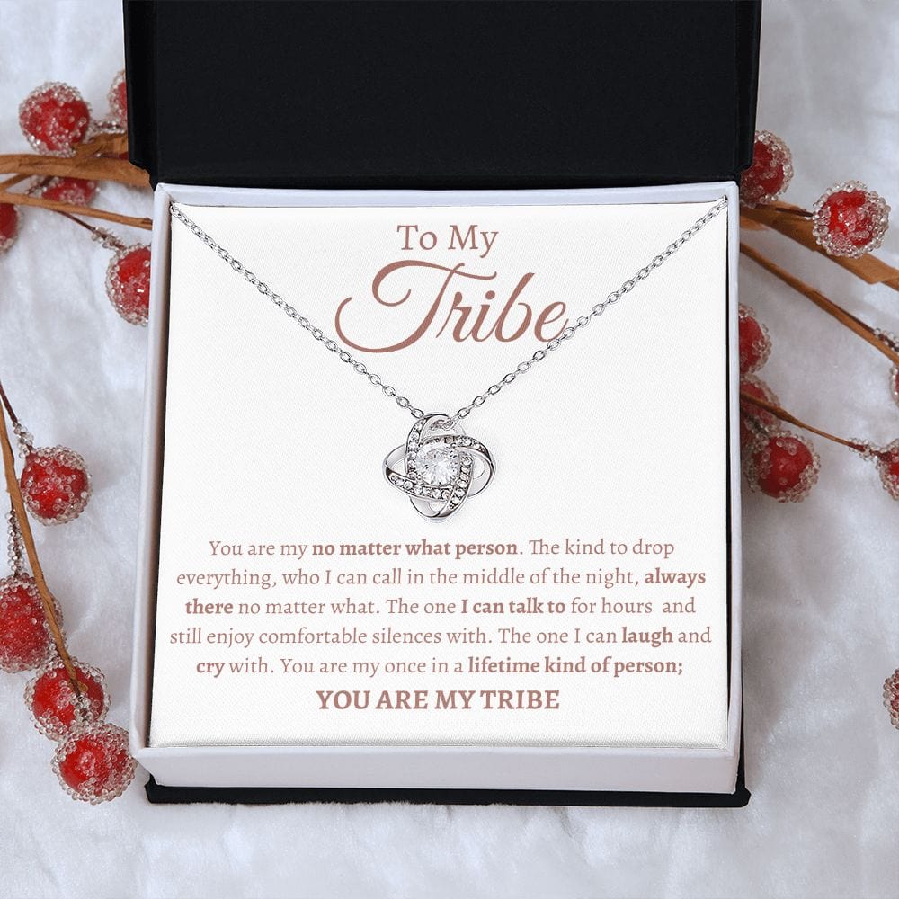 Tribe Soul sister Loveknot Friendship necklace