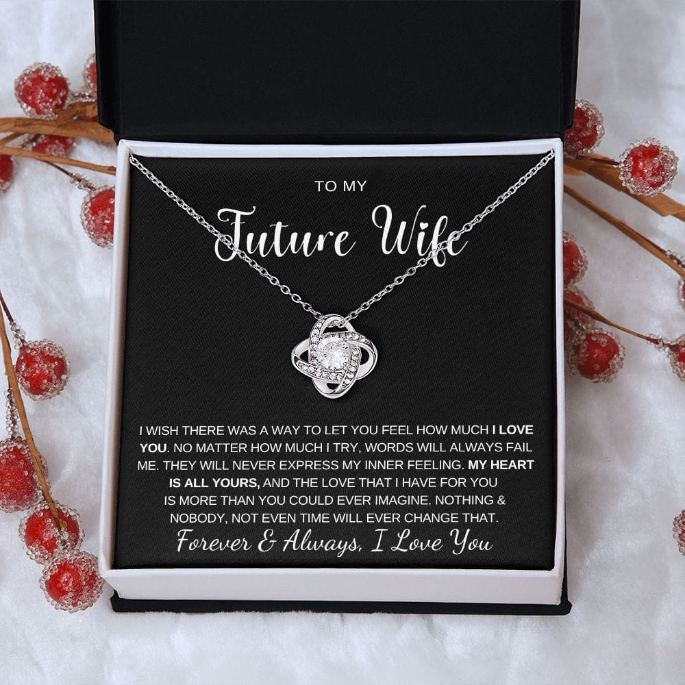 Future Wife Loveknot Necklace -My Heart is yours