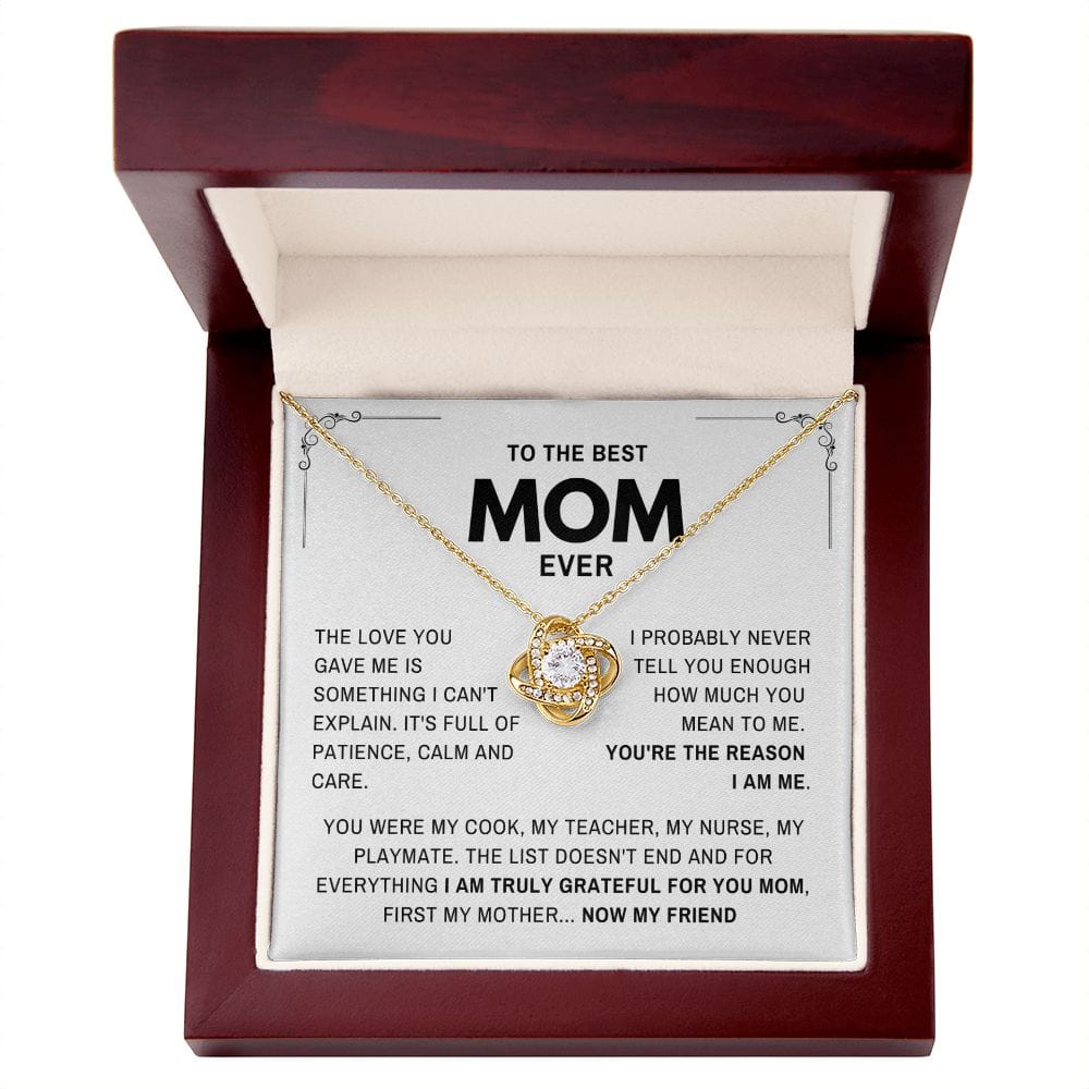 Best Mom Ever-My Friend- Jewelry Gift