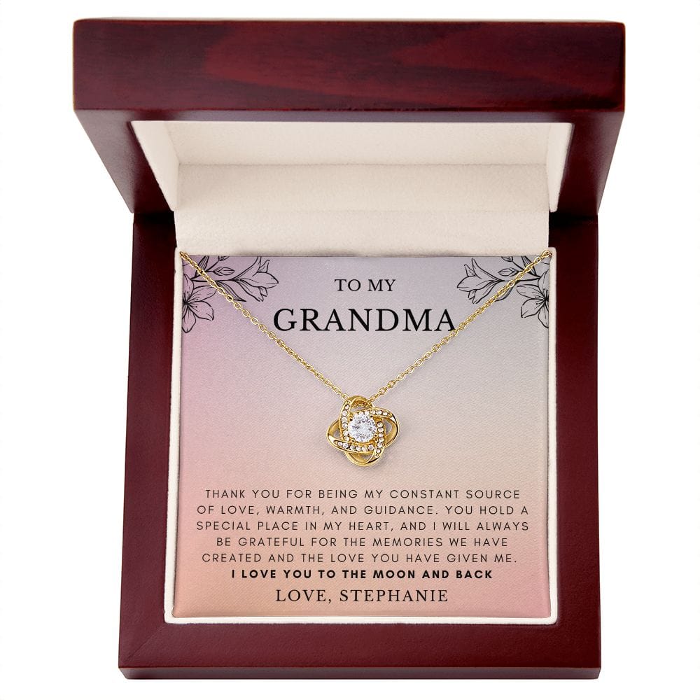 Grandma Gifts Personalized Necklace, Nana Necklace, Gigi Gifts from Granddaughter, Grandson