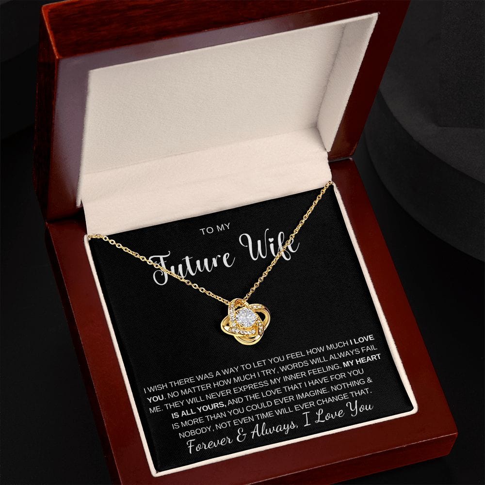 Future Wife Loveknot Necklace -My Heart is yours