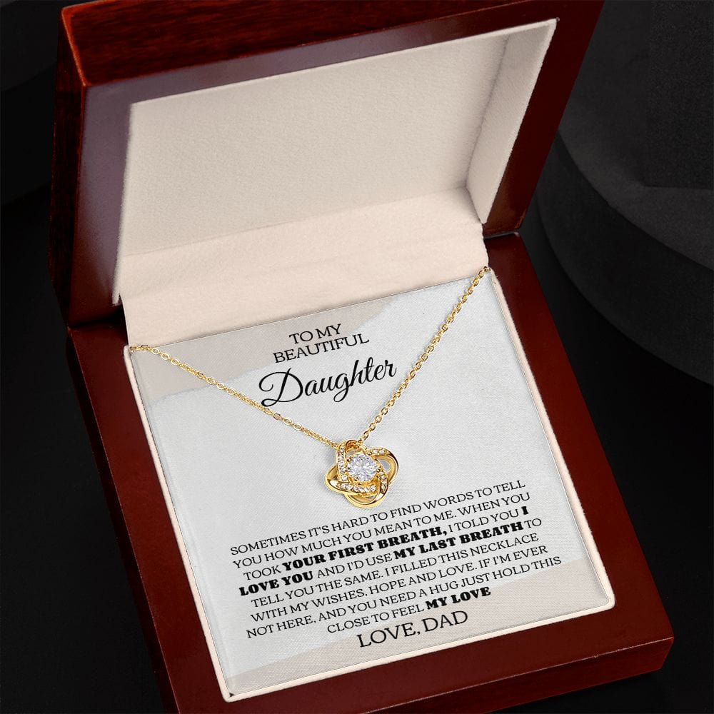 My Last Breath Necklace- Daughter From Dad