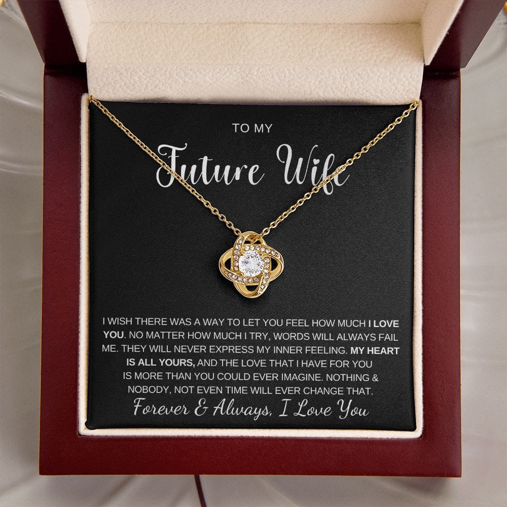 Future Wife Loveknot Necklace -My Heart is yours