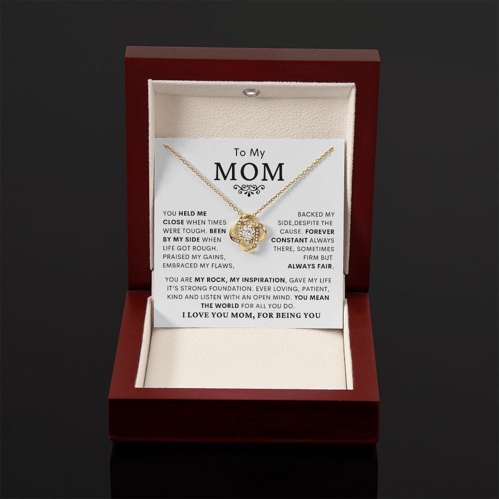 Mothers day gift for Mom- Loveknot Necklace