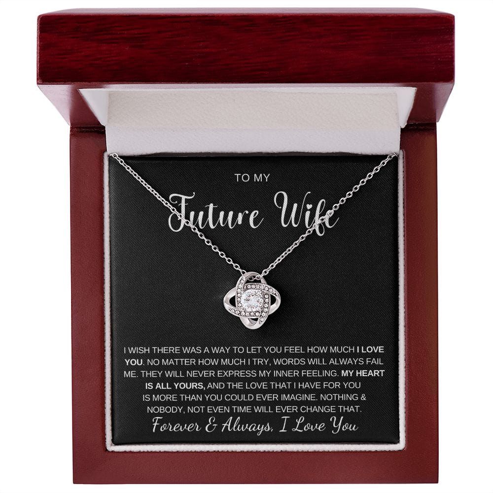 Future Wife Loveknot Necklace -My Heart is yours