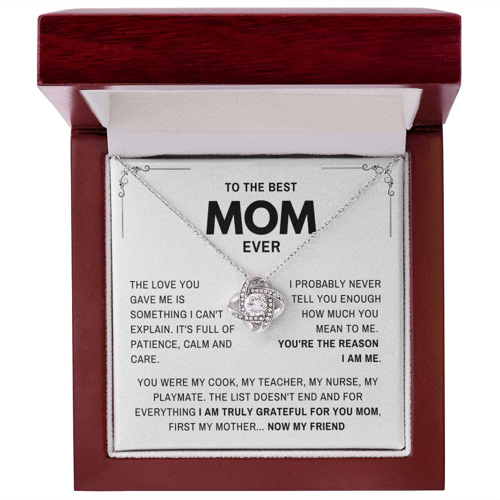 Best Mom Ever-My Friend- Jewelry Gift