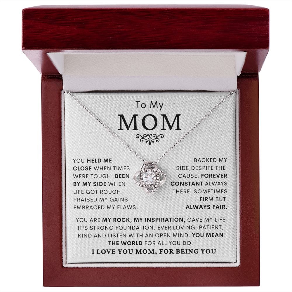 Mothers day gift for Mom- Loveknot Necklace