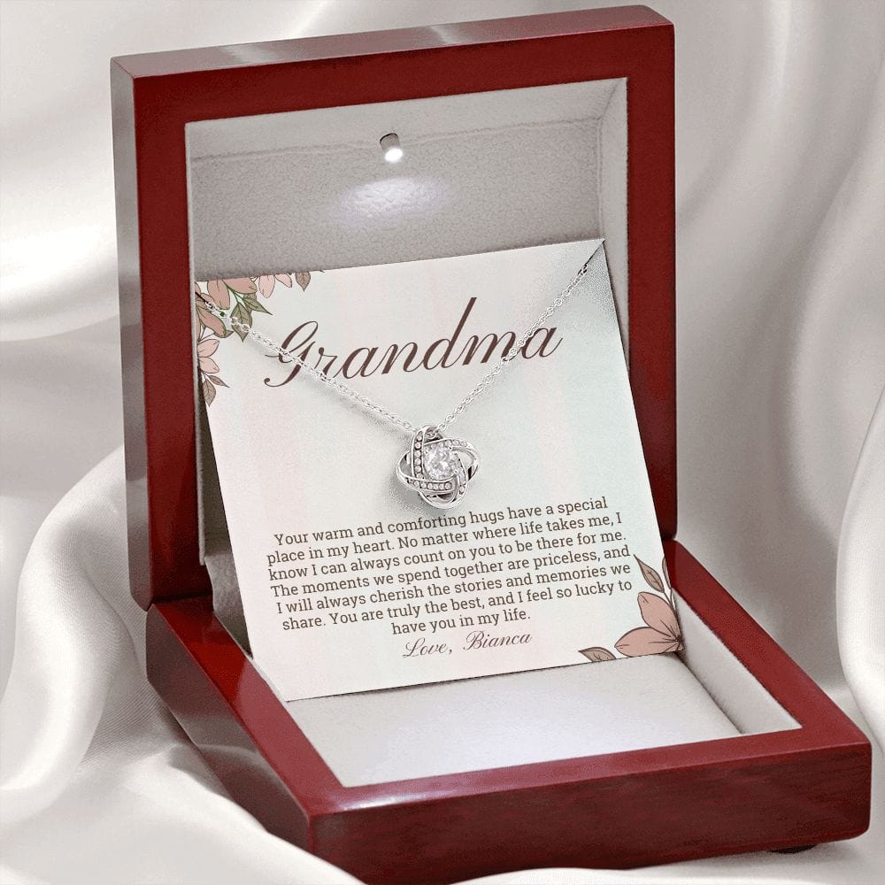 Grandma Gifts Personalized Necklace, Nana Necklace, Gigi Gifts from Granddaughter, Grandson