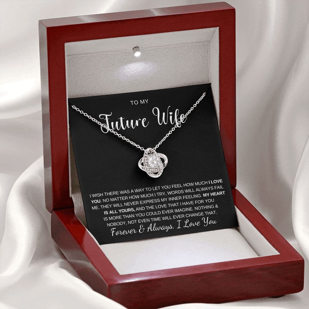 Future Wife Loveknot Necklace -My Heart is yours