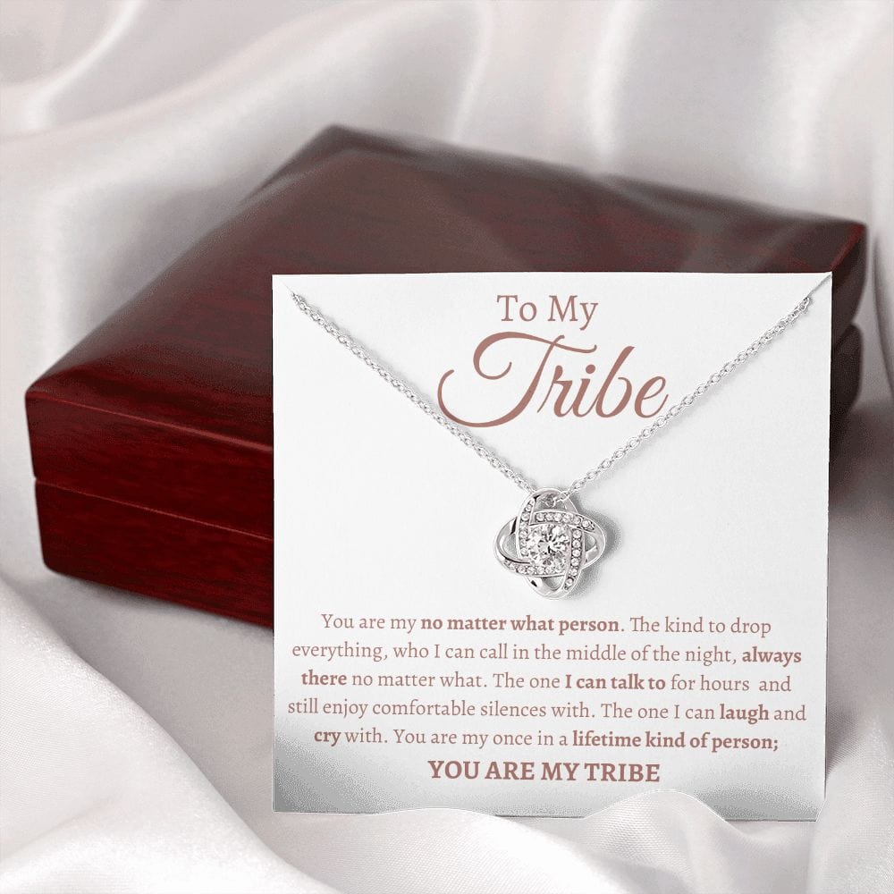 Tribe Soul sister Loveknot Friendship necklace