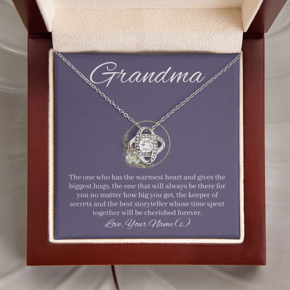 Grandma Gifts Personalized Necklace, Nana Necklace, Gigi Gifts from Granddaughter, Grandson
