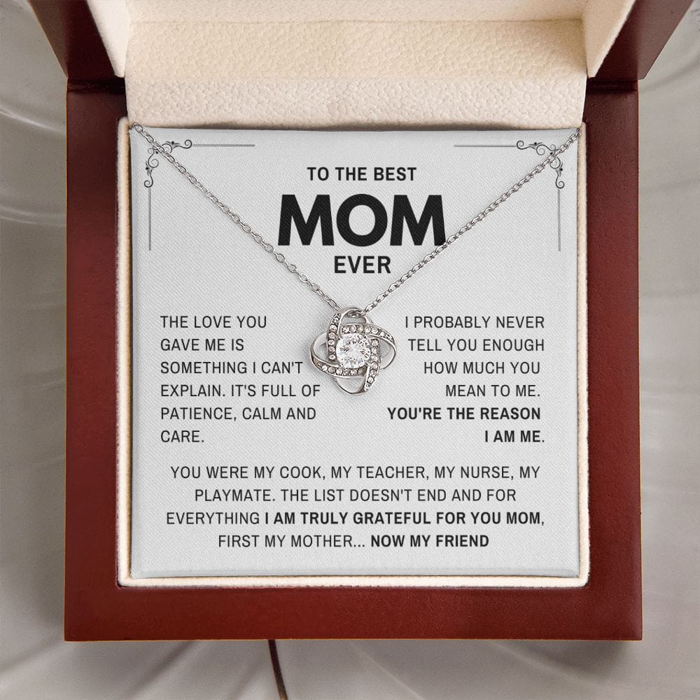 Best Mom Ever-My Friend- Jewelry Gift