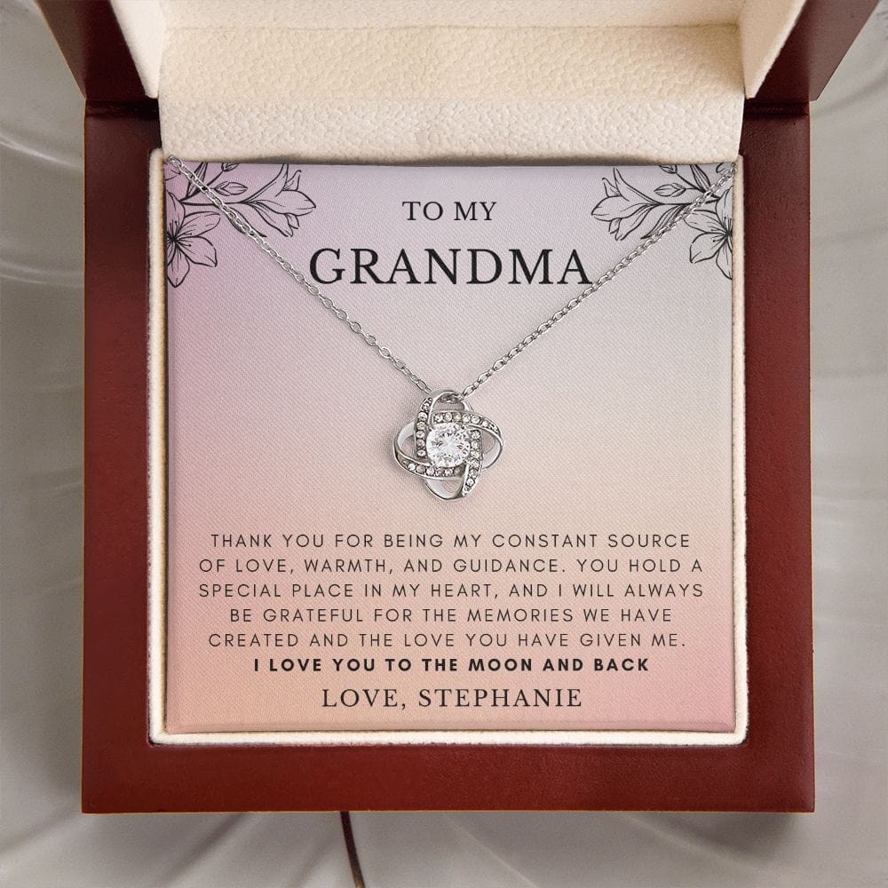 Grandma Gifts Personalized Necklace, Nana Necklace, Gigi Gifts from Granddaughter, Grandson