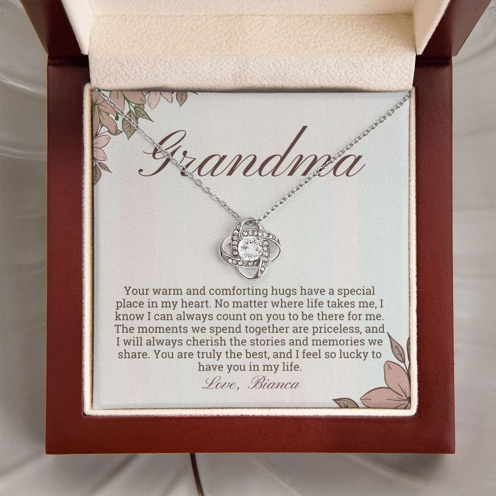 Grandma Gifts Personalized Necklace, Nana Necklace, Gigi Gifts from Granddaughter, Grandson