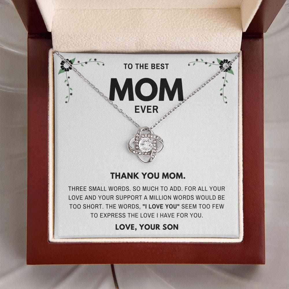 Thank you Mom- Jewelry Gift for Mom From Son