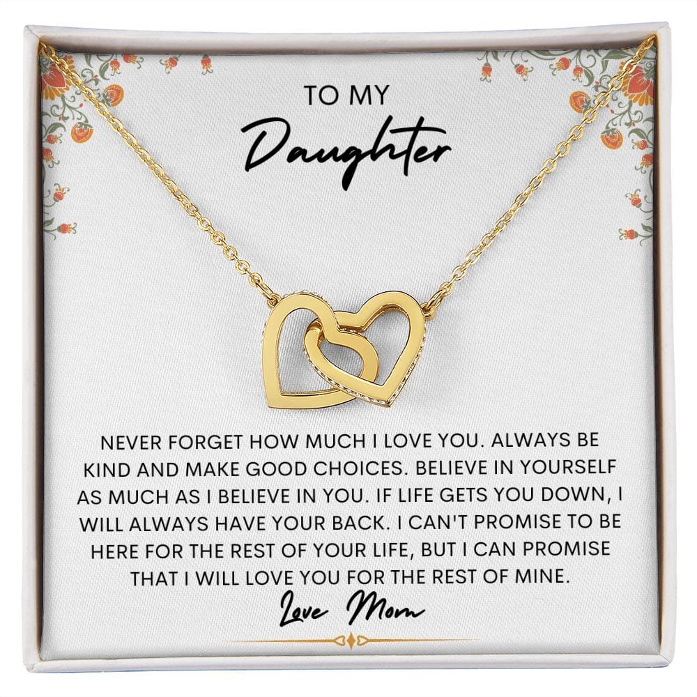 Love You for Rest of Mine- Daughter Necklace