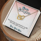 Interlocking Hearts Necklace for Daughter