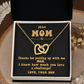 Funny Mom Necklace Gift From Son