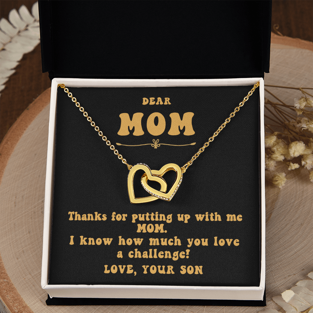 Funny Mom Necklace Gift From Son